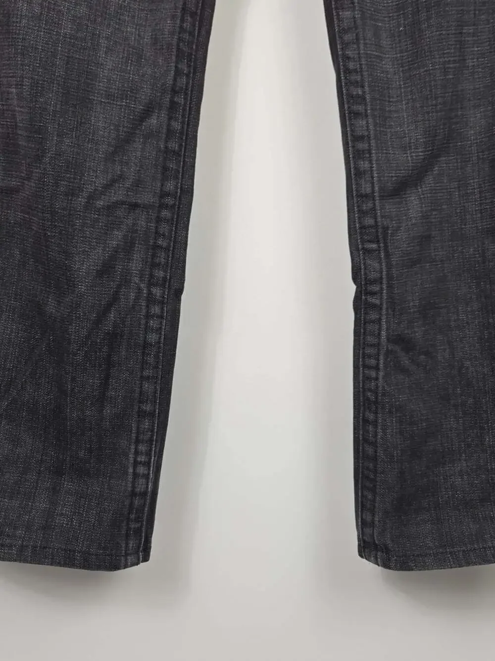True Religion Billy Black Straight Jeans Made USA Mens 32 Y2K Premium Denim
